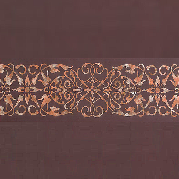 Arabesque Border Stencil - Reusable DIY Wall & Furniture Painting Template for Home Decor, Crafts, and Art Projects | Perfect for Bedrooms, Living Rooms, and Custom Designs