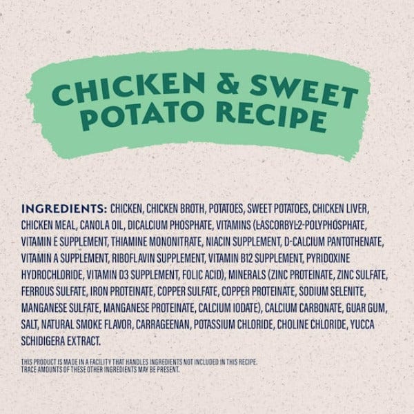 Natural Balance Limited Ingredient Chicken & Sweet Potato Recipe Canned Dog Food - Grain-Free Wet Food for Dogs with Sensitive Stomachs - Perfect for Mealtime & Digestive Health Support