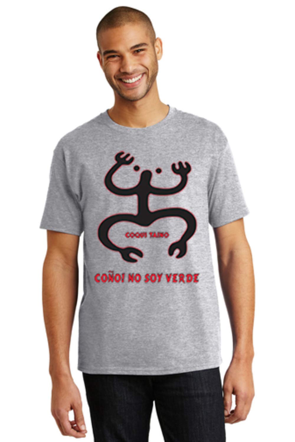 Puerto Rico Coqui Taino No Soy Verde T-Shirt - Authentic Cultural Graphic Tee for Men & Women - Perfect for Festivals, Travel & Casual Wear
