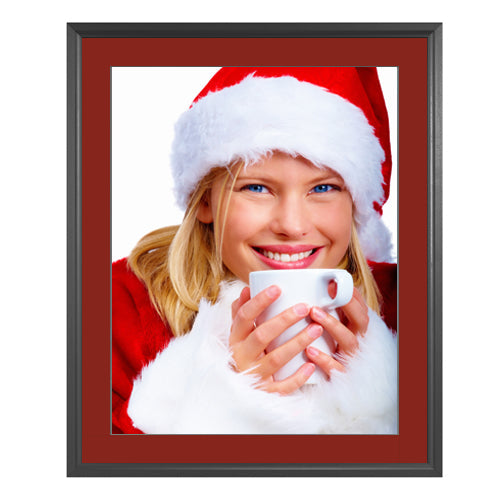 20x24 Designer Beveled Slide-In Picture Frames for Posters - 2 Wide Matboard Included | Perfect for Home Decor, Office Art Displays & Gift Giving