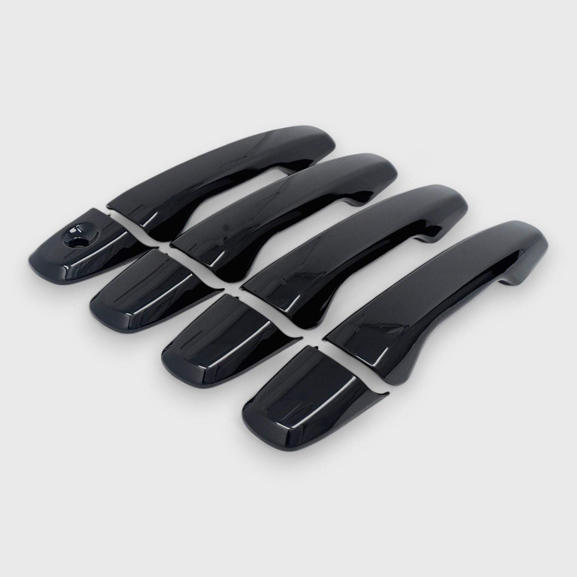 Gloss Black Chrome Delete Door Handle Cover Set for Cars - DH6335BLK | Upgrade Your Vehicle's Exterior Style | Perfect for Car Enthusiasts & Auto Detailing