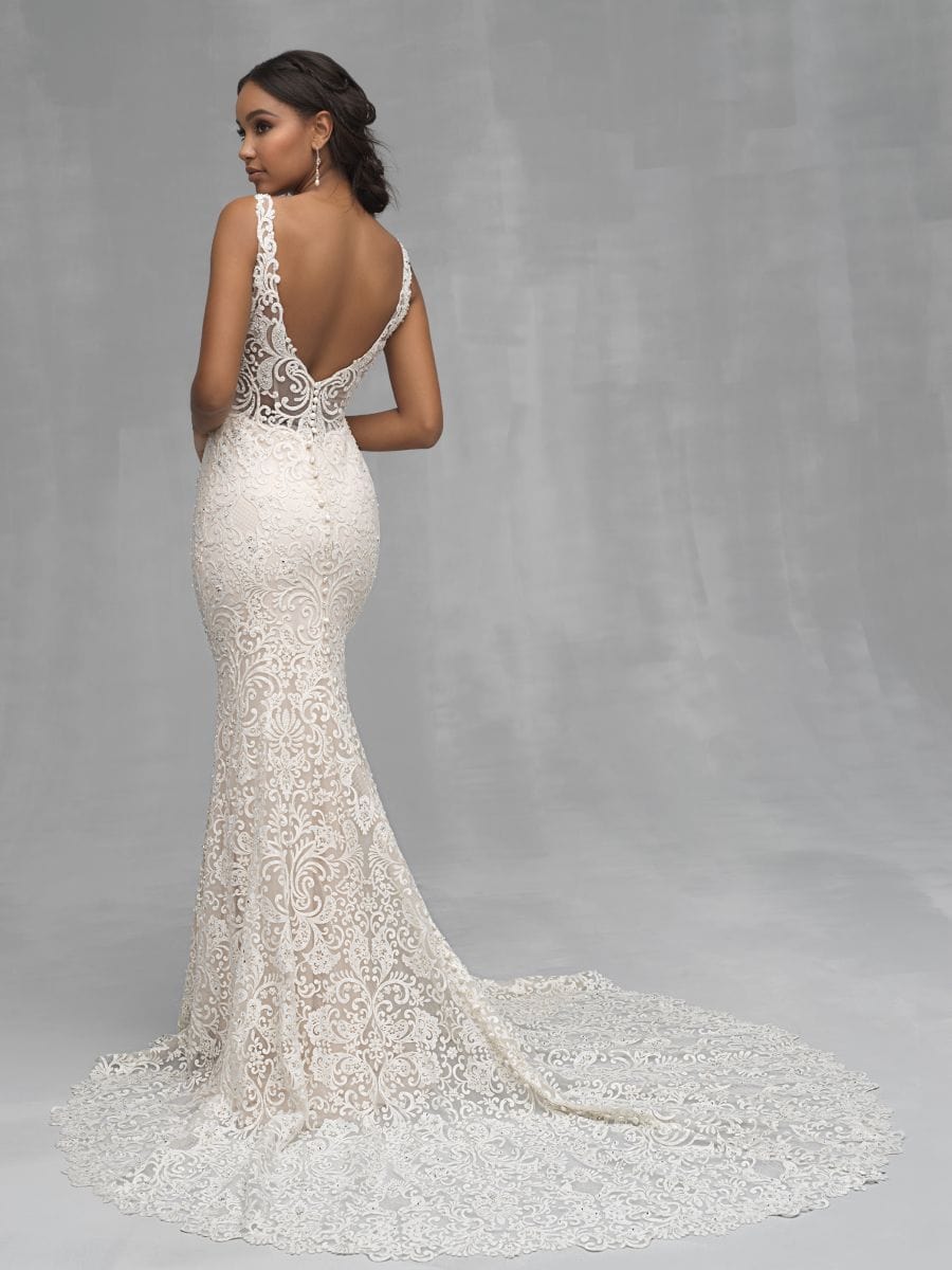Allure Couture C532 Women's Dress Size 12 - Elegant Evening Gown for Parties, Weddings & Special Occasions