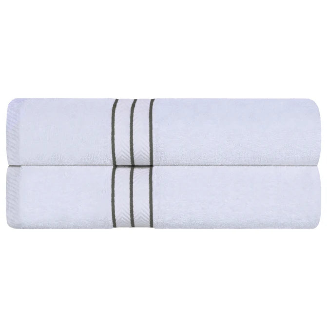 Premium Turkish Cotton Ultra Plush 2-Piece Bath Towel Set - Super Absorbent & Soft Luxury Bath Sheets for Spa, Hotel & Home Use