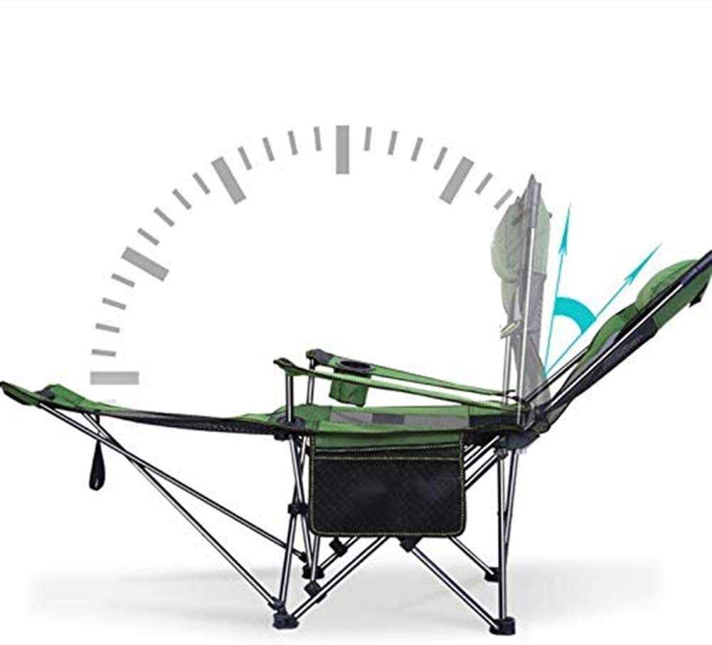 SGSG Portable Folding Camping Recliner Chair with Headrest & Footrest - Lightweight Lounge Chair for Outdoor Camping, Hiking, Backpacking, Beach, BBQ - Includes Carry Bag & Supports 300lbs    Perfect for camping trips, beach relaxation, backyard BBQs, hiking breaks, fishing excursions, and outdoor concerts.