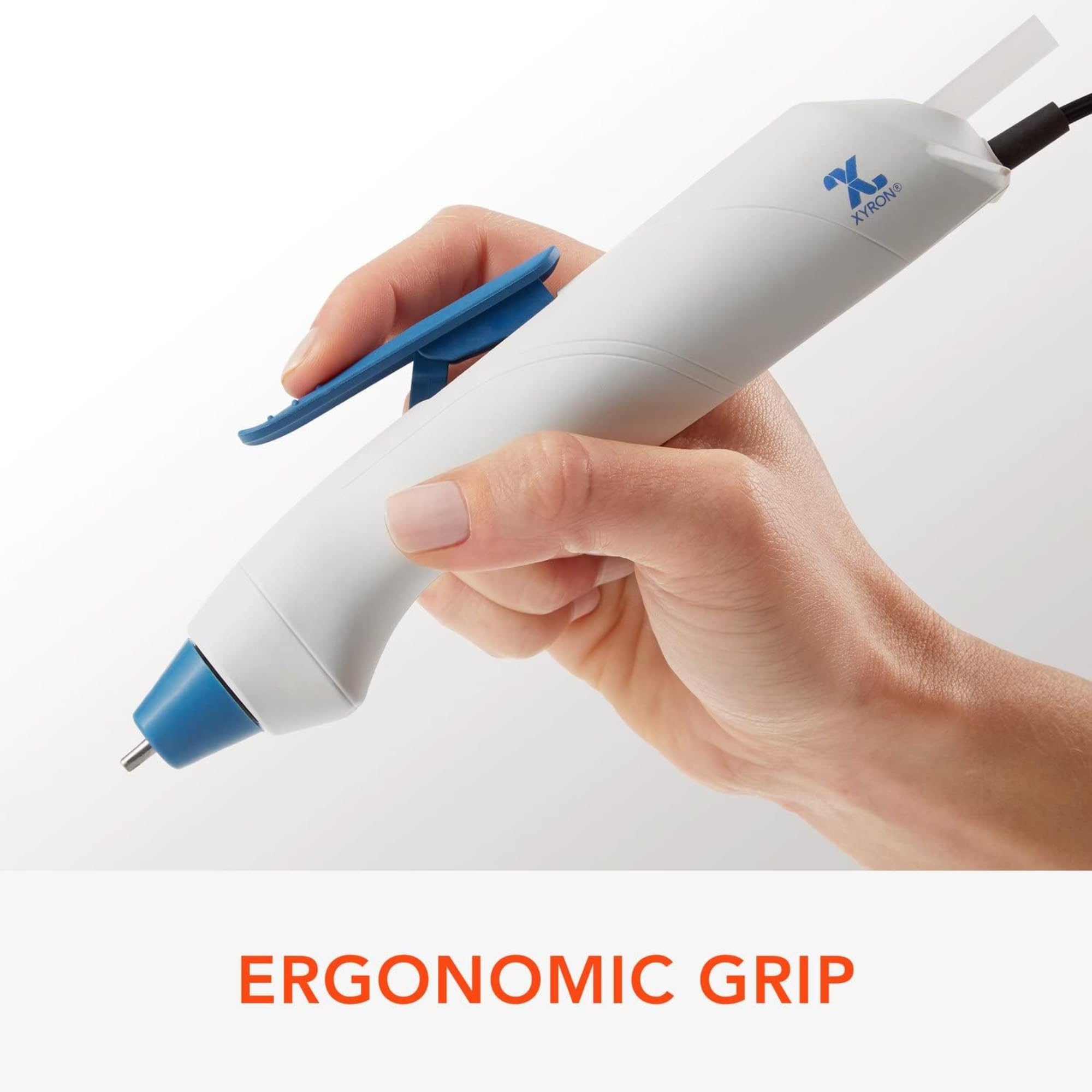Xyron Mini Hot Glue Gun Pen for DIY Crafts - Lightweight & Ergonomic Design with 10 Mini 4