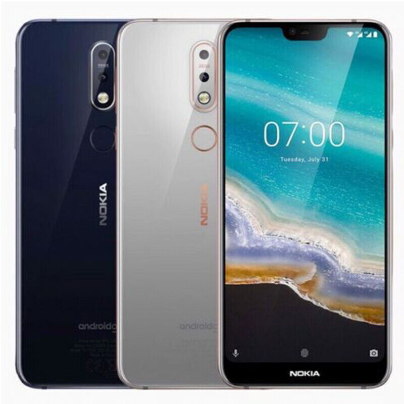 Nokia 7.1 Unlocked Smartphone 64GB Storage - Steel Color | Perfect for Travel, Business & Everyday Use
