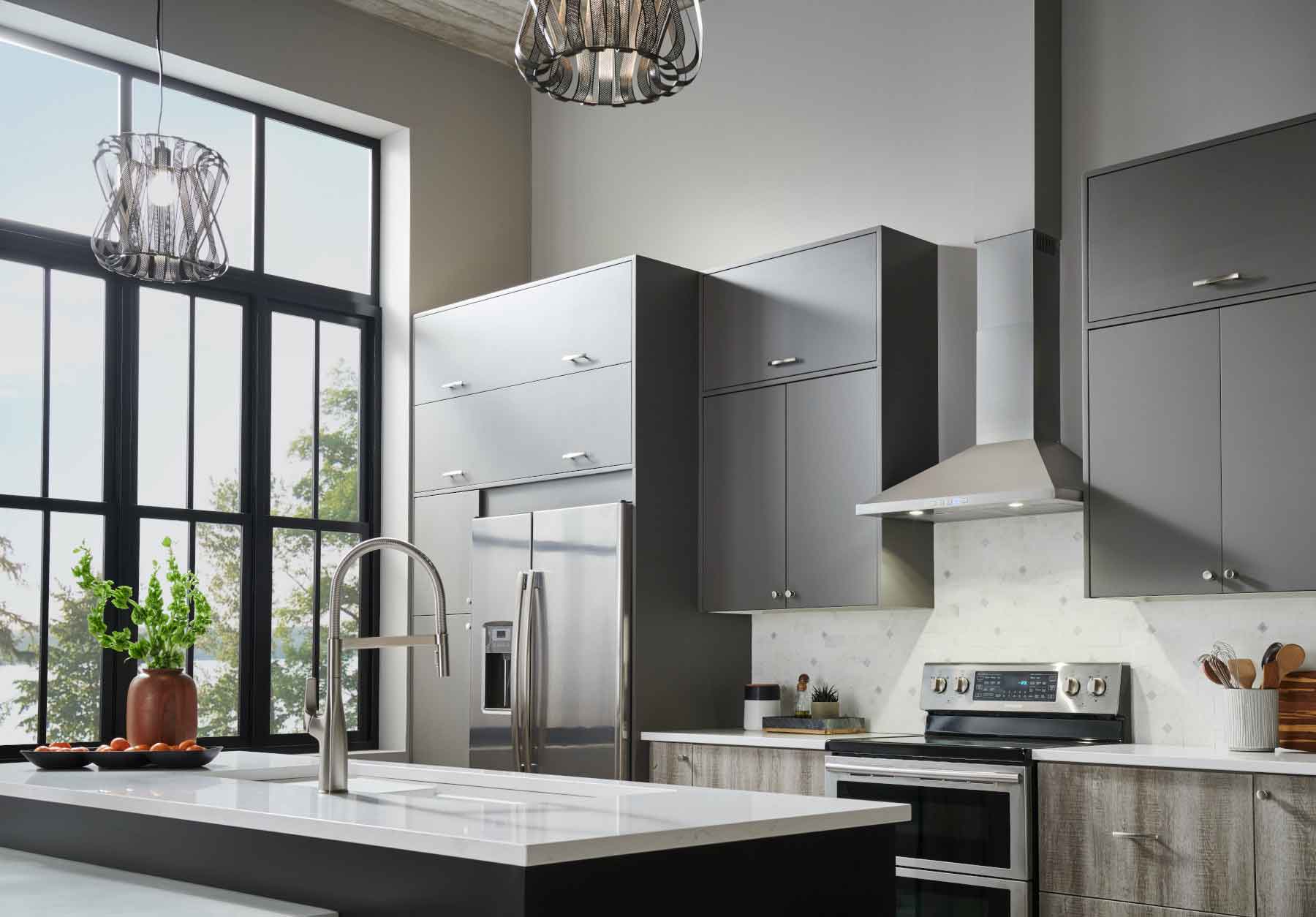 Broan BWP1304SS 30-Inch Stainless Steel 450 CFM Designer Pyramidal Range Hood - Perfect for Modern Kitchens & Cooking Ventilation