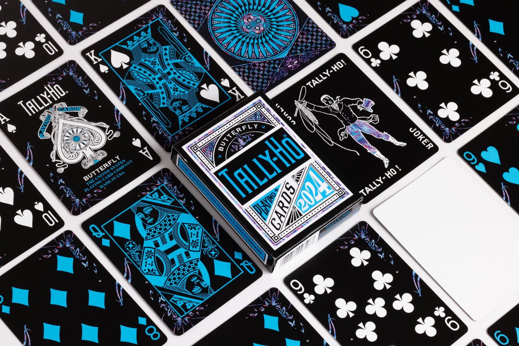 Tally Ho Butterfly Playing Cards - Premium Quality Poker Cards for Magic Tricks, Cardistry & Games - Perfect for Beginners & Professionals
