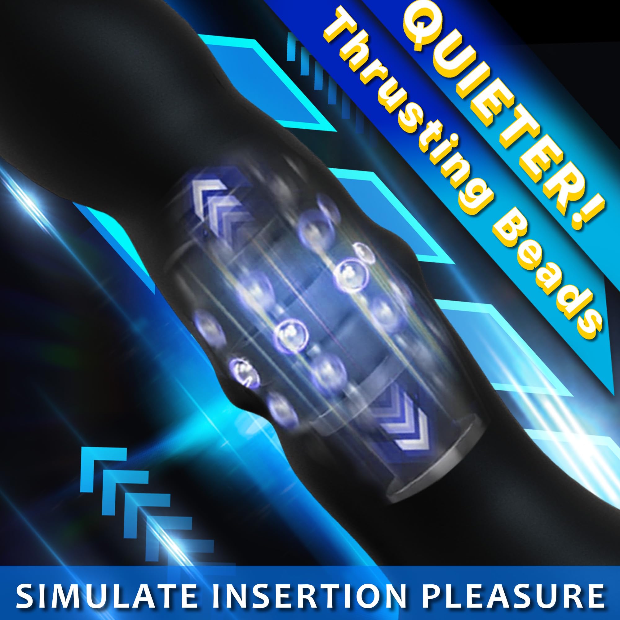 Premium Prostate Massager with Vibrating & Thrusting Functions - Remote Control Anal Stimulator for Men, Couples & Anal Training | Enhance Intimacy & Pleasure in Bedroom or Private Play