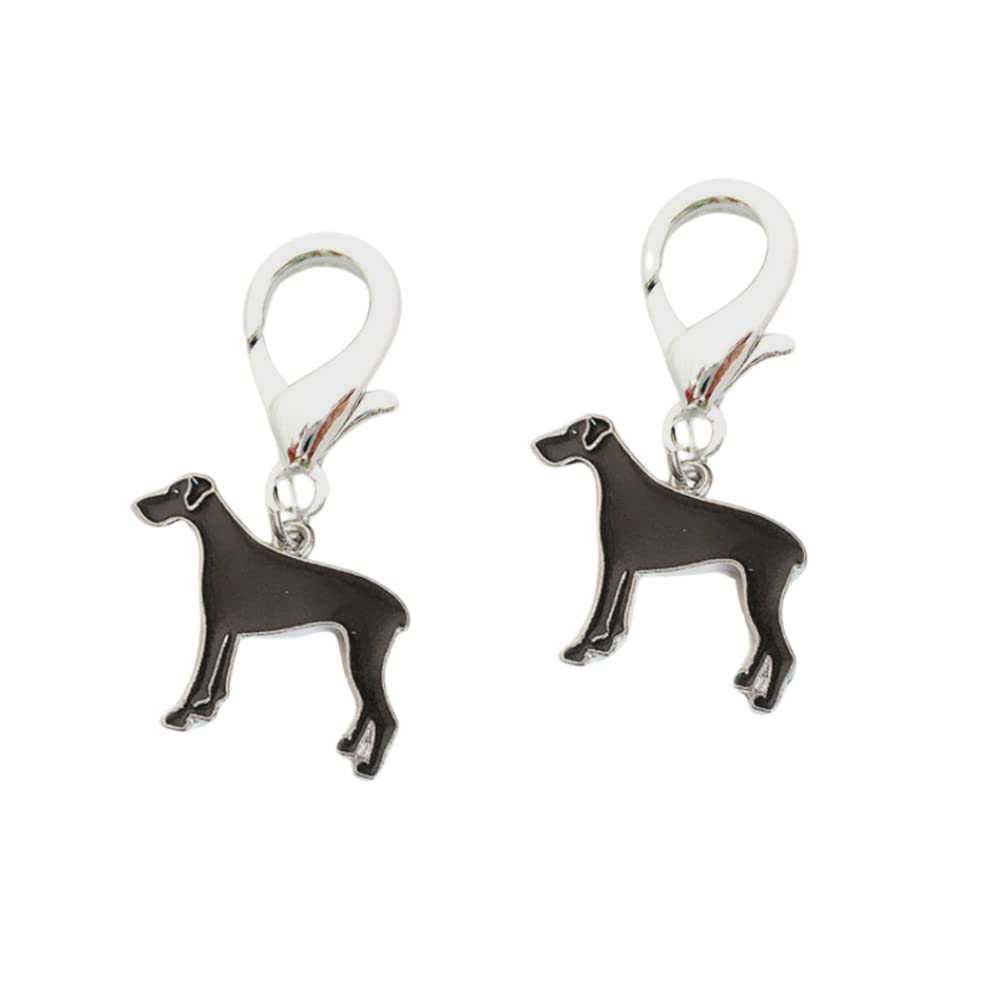 2 Pack Cute Dog Shaped Metal Key Rings - Durable Keychain Holders for Pets Lovers | Perfect for Home, Office, Car Keys & Gift Giving