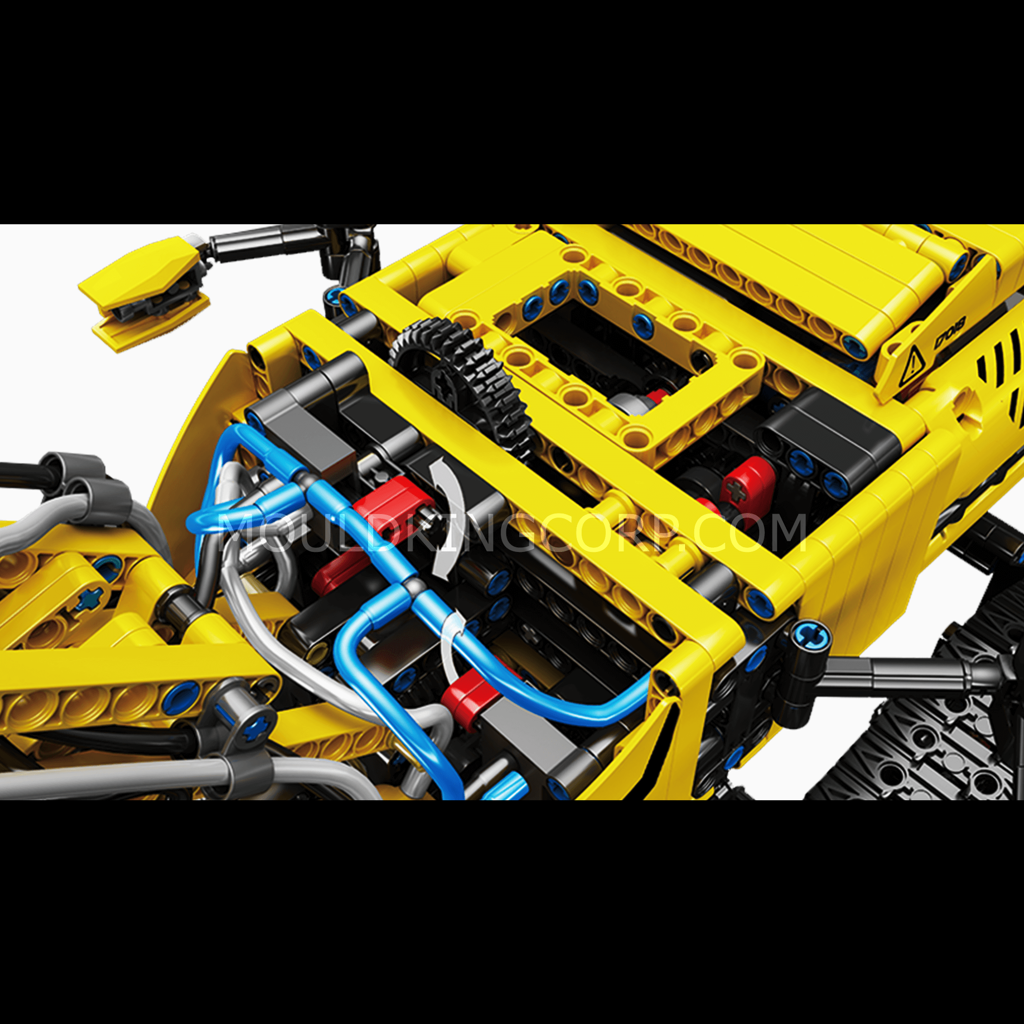 Mould King 17018 RC All Terrain Excavator Model Building Set - 2,237 Pieces STEM Toy for Adults & Kids | Remote Control Construction Vehicle for Outdoor Play, DIY Engineering Projects & Collector's Display