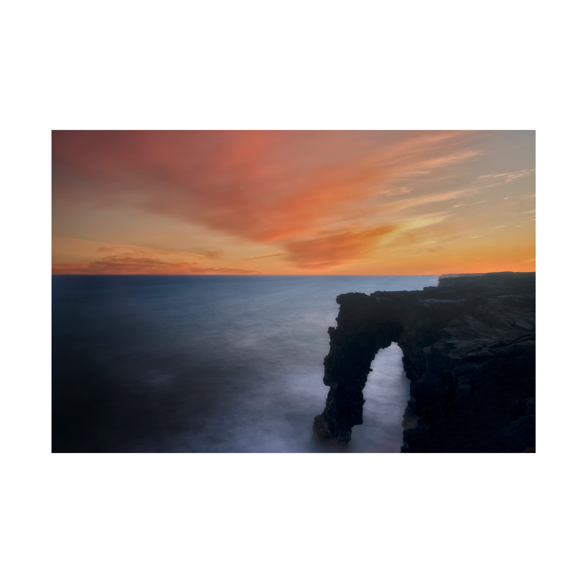 Dennis Frates 'Sunset 12' Canvas Wall Art Print - Stunning Landscape Painting for Living Room, Bedroom & Office Decor | Trademark Fine Art Collection