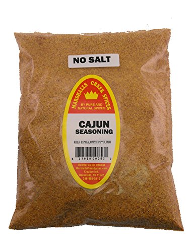 Family Size Refill Marshalls Creek Kosher Spices (ST36) Cajun No Salt Seasoning - 44oz Bulk Spice Blend for Cooking, Grilling & BBQ | Perfect for Cajun Dishes, Seafood & Meat Seasoning