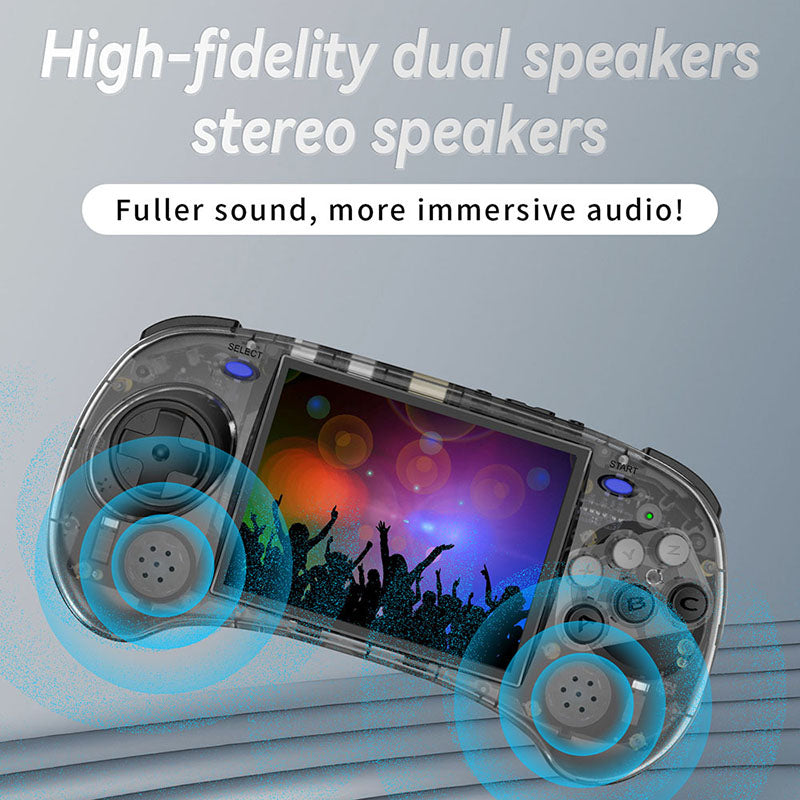 ANBERNIC RG ARC S Clear Retro Game Console - Handheld Gaming Device for Classic & Modern Games | Perfect for Travel, Commuting & Home Entertainment