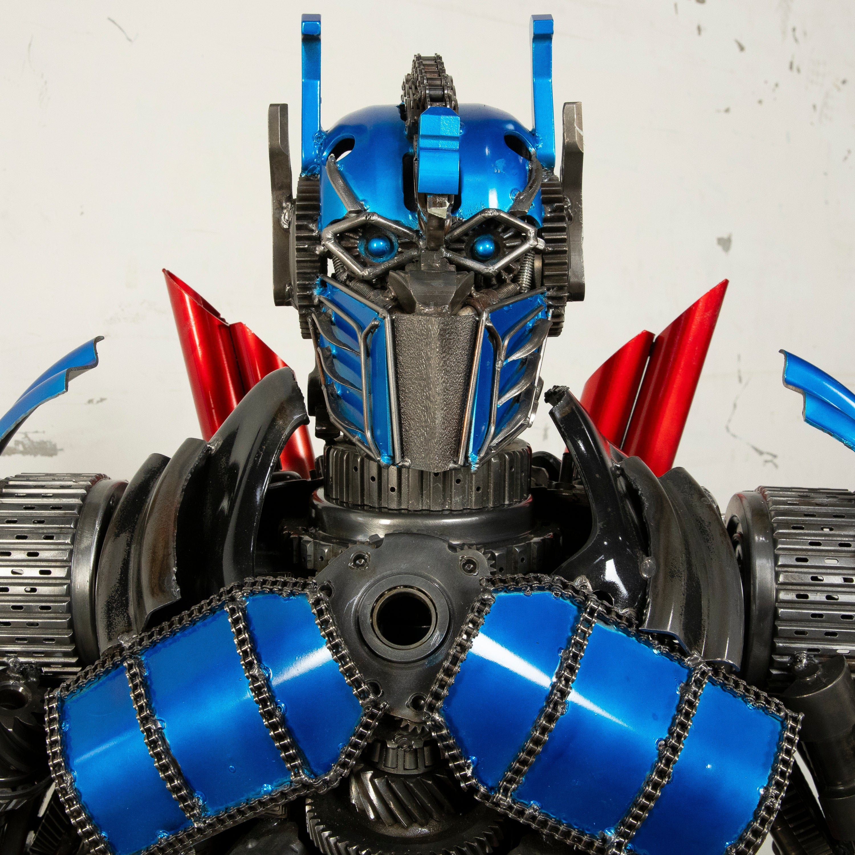 Optimus Prime Metal Art Sculpture - 55