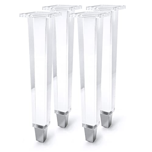 Clear-square-chrome Feet