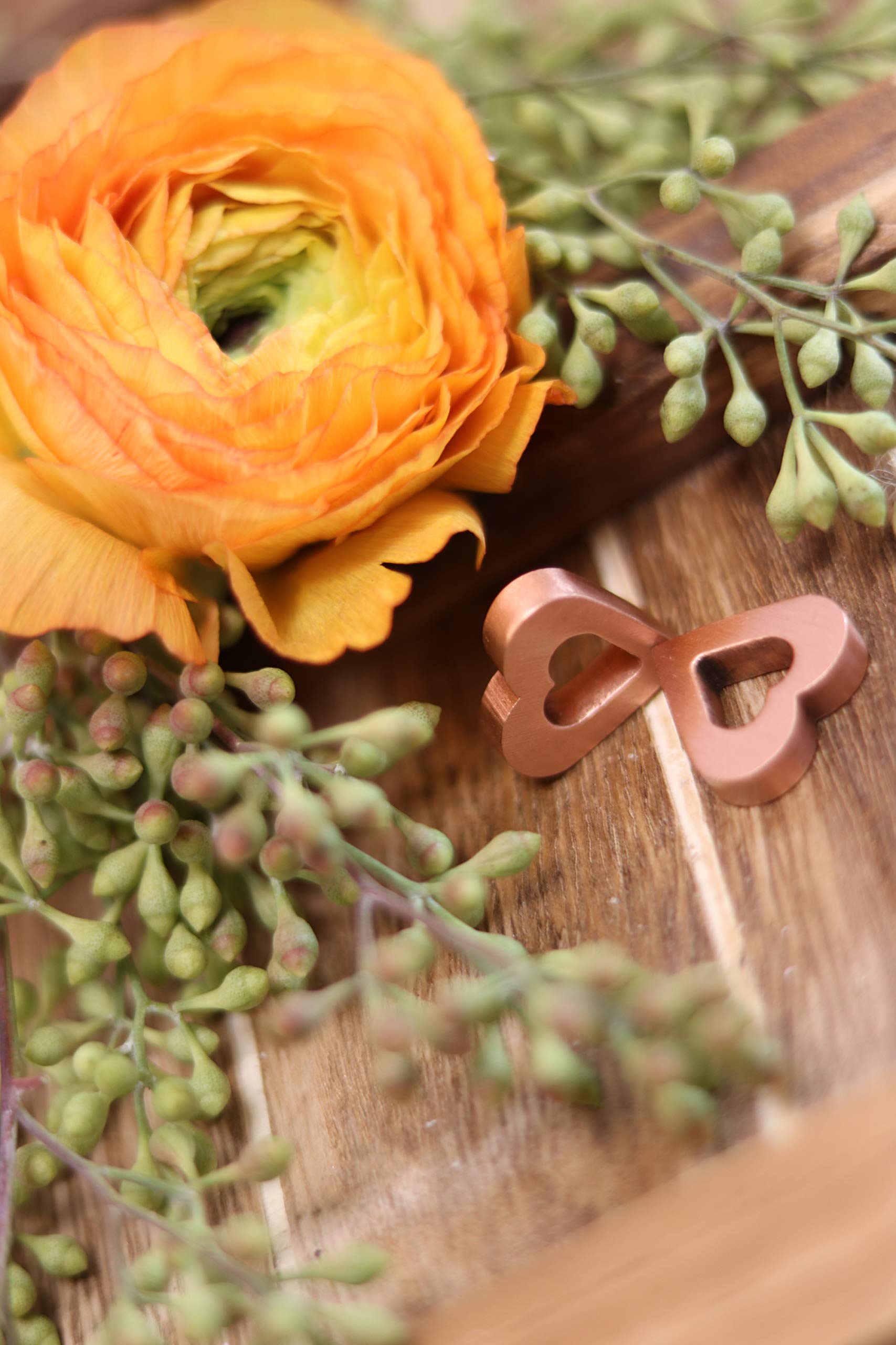 Fresh Cut Flower Food - Alternative to Flower Food Packets | Keeps Flower Water Clean & Clear with Copper Charm | Perfect for Vases, Bouquets, and Floral Arrangements