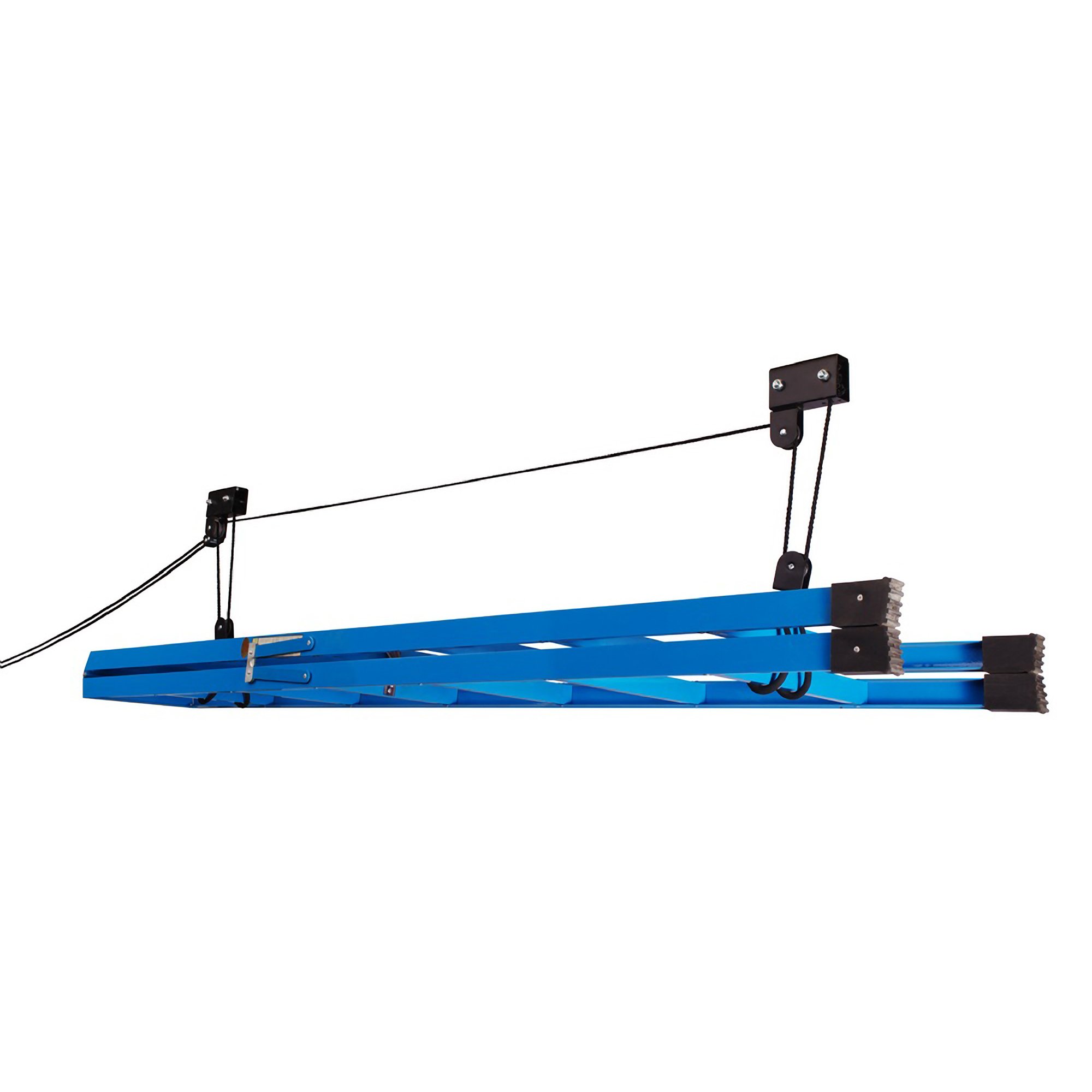 Premium RAD Sportz Kayak Hoist 2-Pack - Heavy Duty 125 lb Capacity Canoe & Kayak Storage System with Pulley - Perfect for Garage, Shed or Boat House Organization - Also Works as Ladder Lift for Multi-Purpose Use