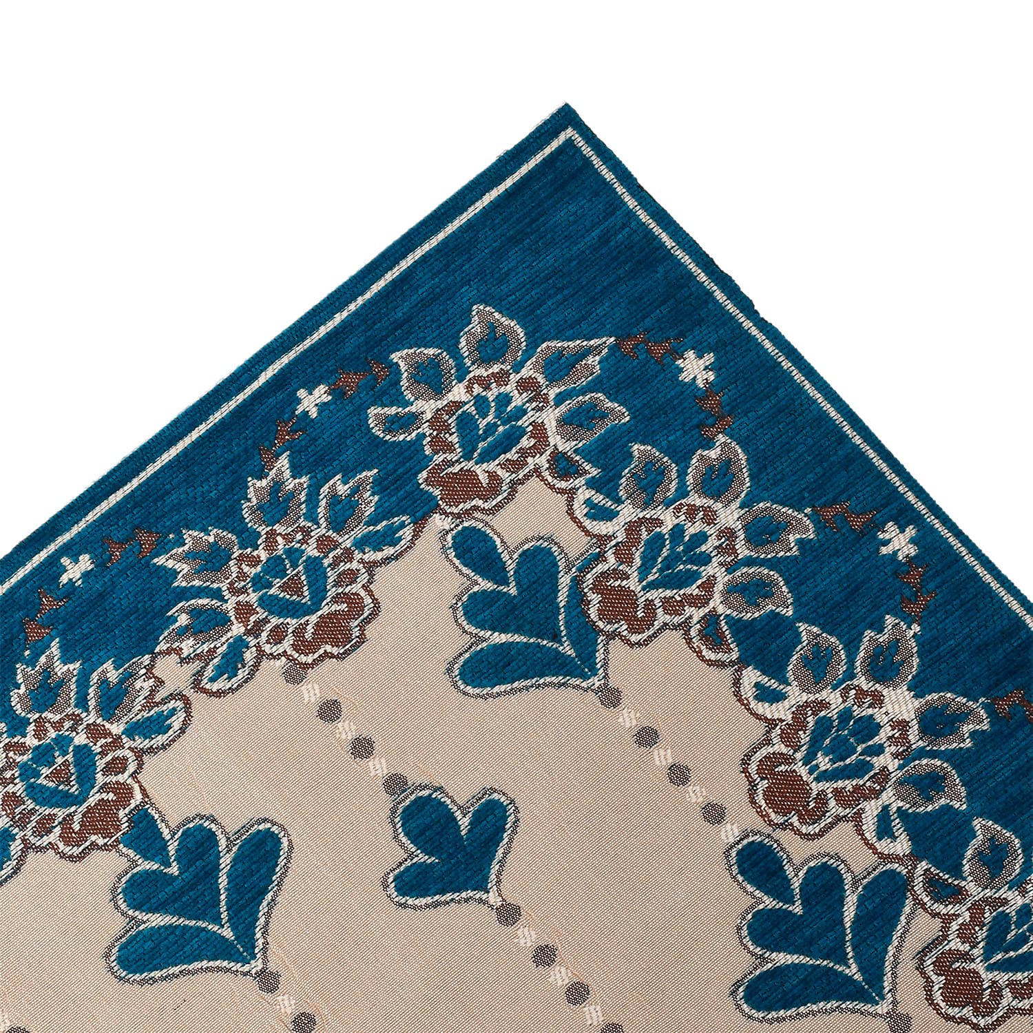 Kuber Industries Floral Print Cotton Table Runner - 18x72 Inches, Green, for Dining Table, Wedding Decor, Centerpiece, Dinner Parties & Everyday Use | Machine Washable & Wrinkle-Resistant | Perfect for Home, Restaurant & Event Decor