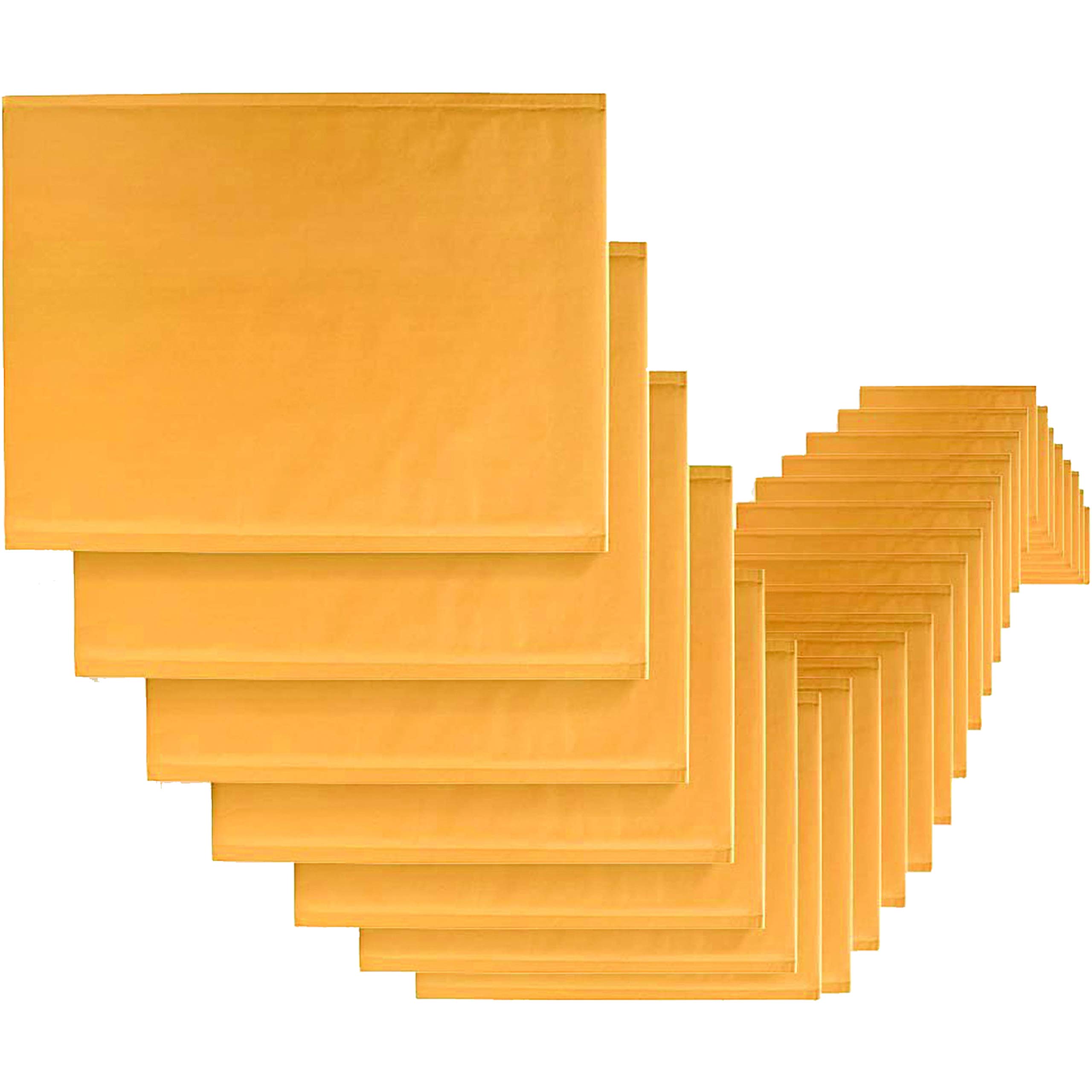Premium #2 Kraft 8.5x12 Gold Bubble Mailers - 200 PCS Padded Poly Shipping Envelopes for Ecommerce, Small Business & Online Stores | Durable, Water-Resistant Packaging for Jewelry, Cosmetics & Apparel Shipments | Made in USA