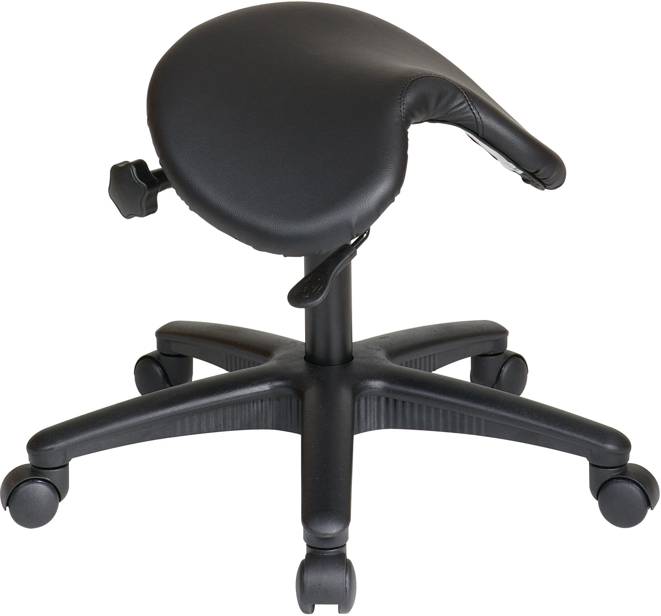 Adjustable Backless Saddle Stool for Office & Salon - Ergonomic Seat for Long Sitting Comfort - Perfect for Workstations, Hair Styling & Home Use [ST203]