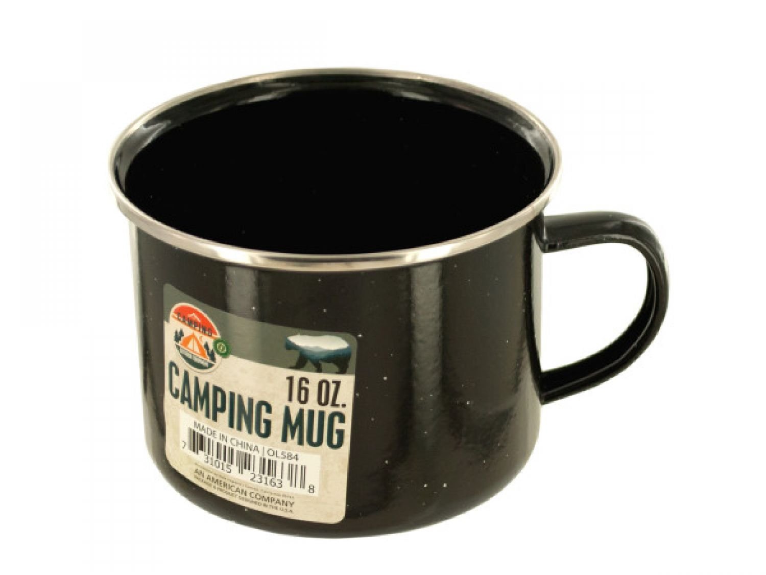 12-Pack Enamel Camping Mugs - Durable & Lightweight Coffee Cups for Outdoor Adventures, Picnics, and Backpacking | Perfect for Camping, Hiking, and Travel