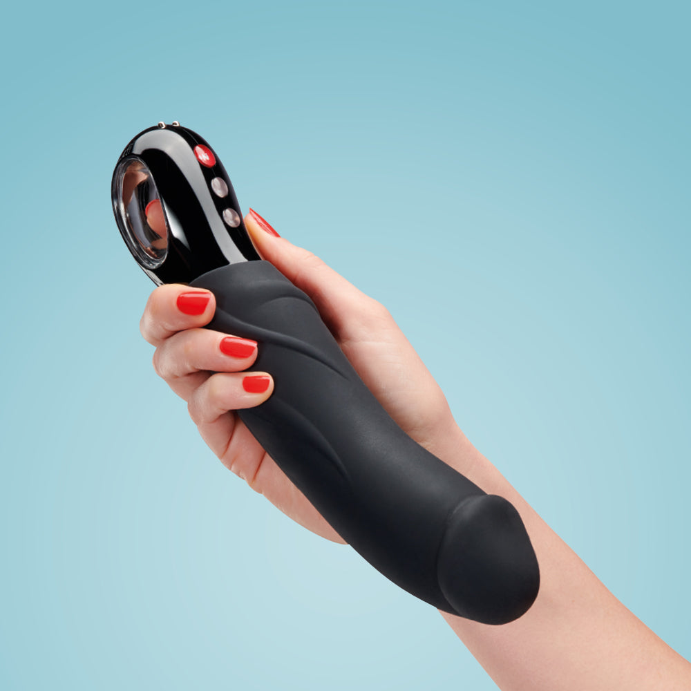 Fun Factory Big Boss Black Line Vibrator - Powerful G-Spot & Clitoral Stimulator for Women - Perfect for Solo Play & Couples Intimacy