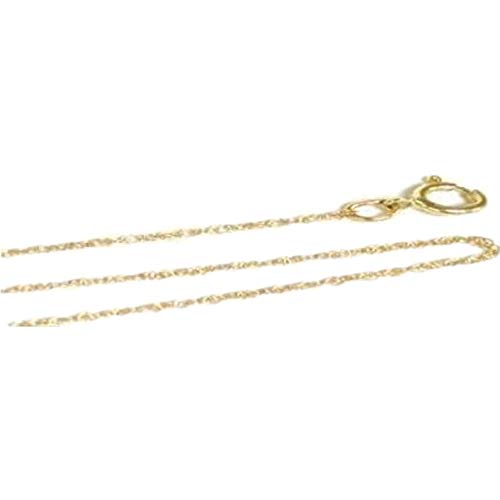 14K Gold Sand Dollar Ocean Charm Necklace - 18