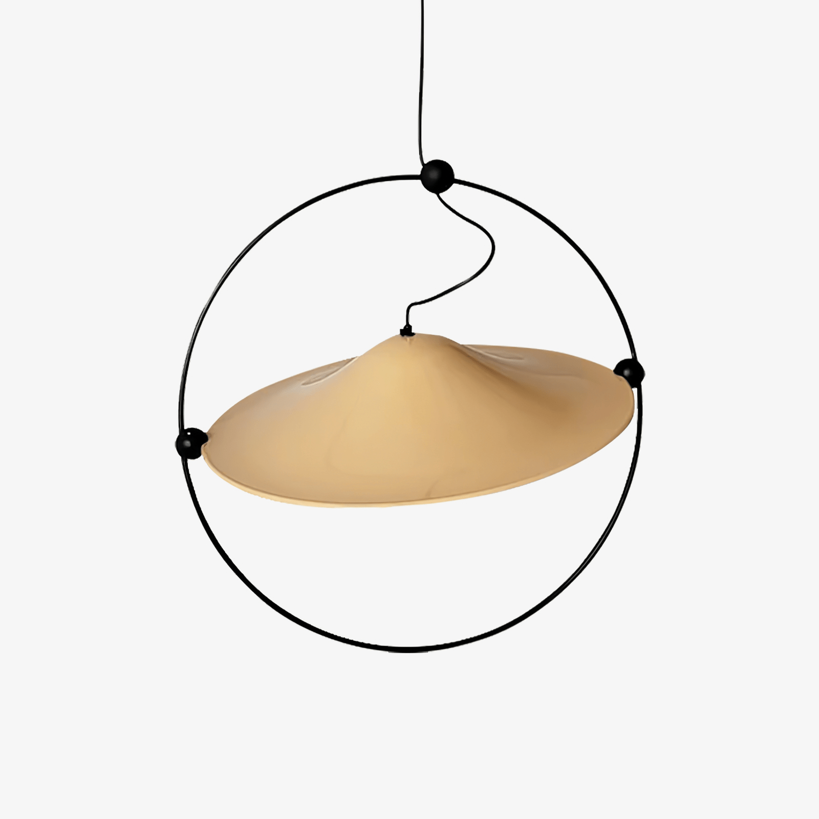 Kyra Pendant Light - Modern Glass Hanging Chandelier for Kitchen Island, Dining Room & Bedroom Lighting | Dimmable LED Ceiling Fixture with Adjustable Height