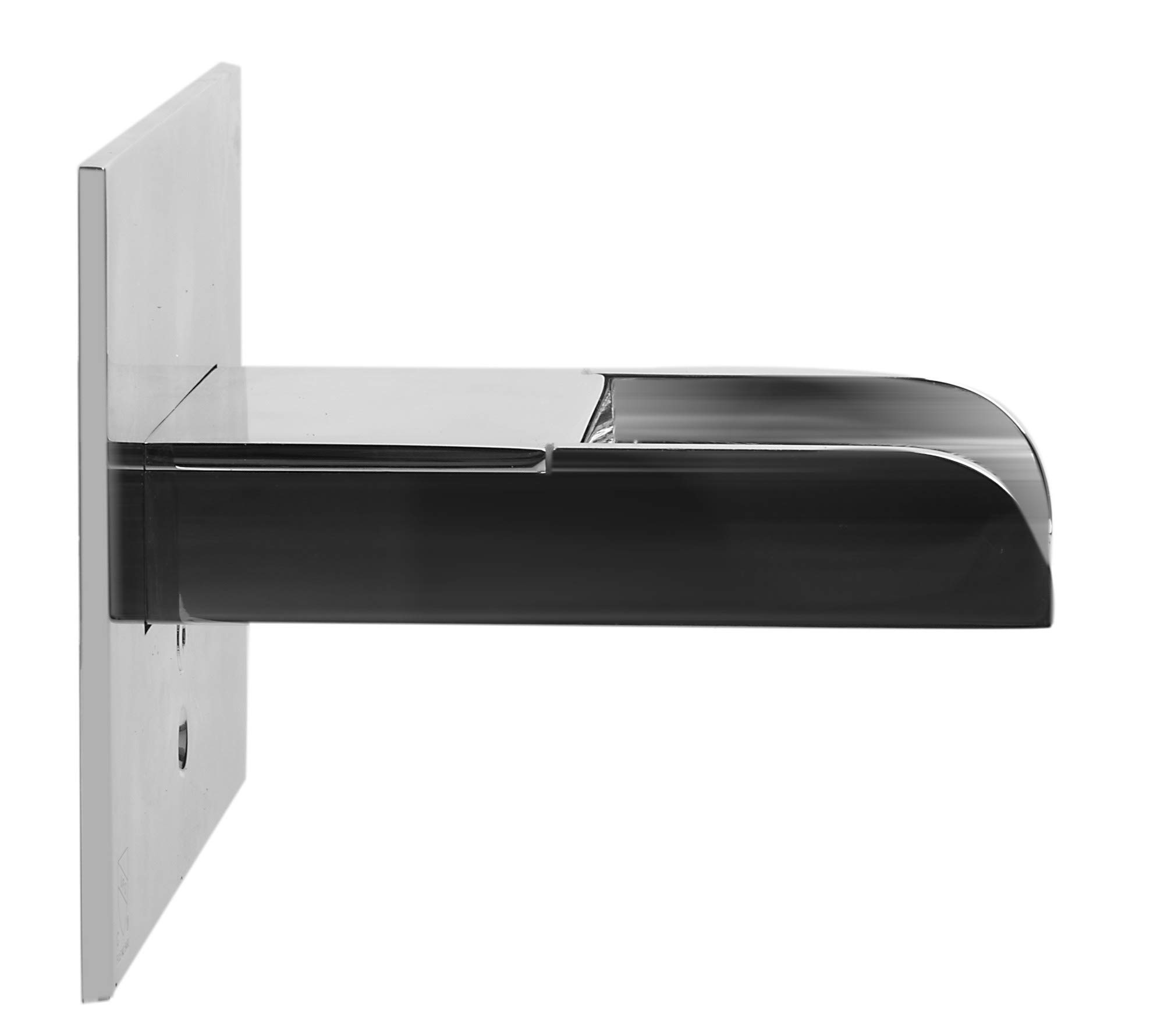ALFI AB5901-PC Waterfall Tub Filler Faucet - Polished Chrome Finish for Modern Bathroom - Perfect for Freestanding Bathtubs and Spa Retreats