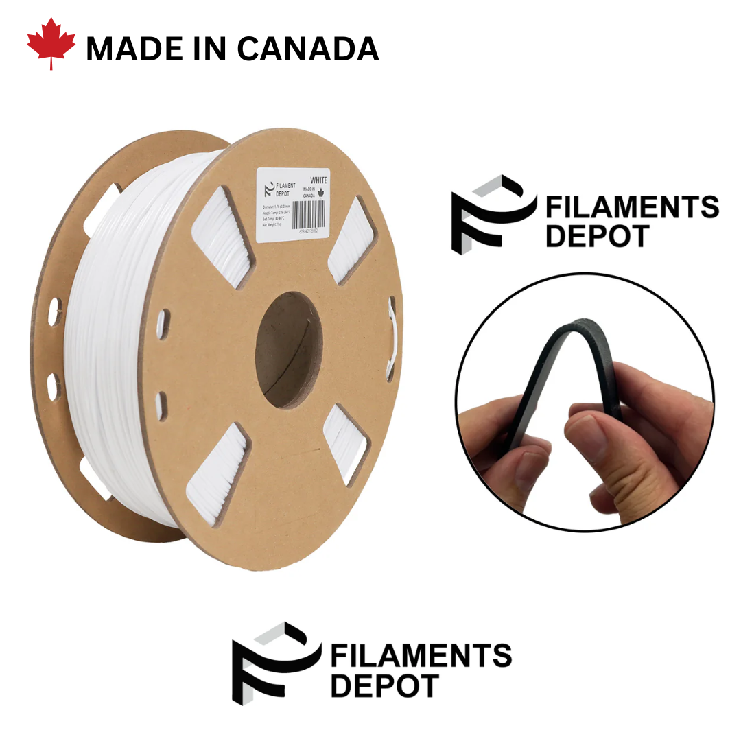 Filaments Depot Tough PLA 3D Printer Filament - High Strength, Durable & Easy to Print - Perfect for Functional Prototypes, DIY Projects & Engineering Applications