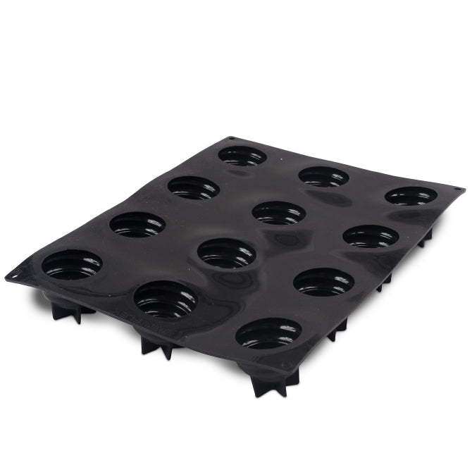 Antonio Bachour Pavoflex Silicone Mold - 12 Cavity Baking Mold for Cakes, Desserts & Chocolates | Perfect for Home Bakers & Professional Chefs