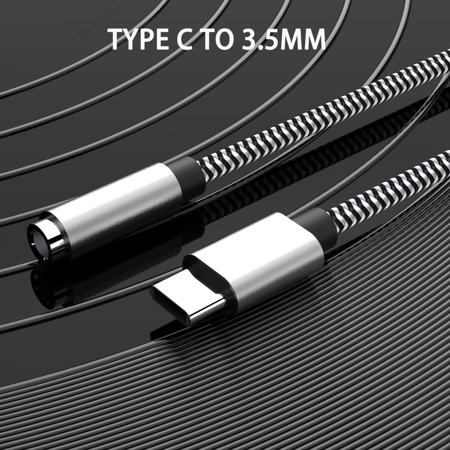 4-Pack USB Type C to 3.5mm Female Headphone Jack Adapter - Type C to Aux Audio Cable Compatible with Samsung Galaxy S22+/S21 Ultra/S20/S10/S9/Note 20/10, Google Pixel 6 Pro/5/4/3/2 - Perfect for Music, Gaming & Hands-Free Calling