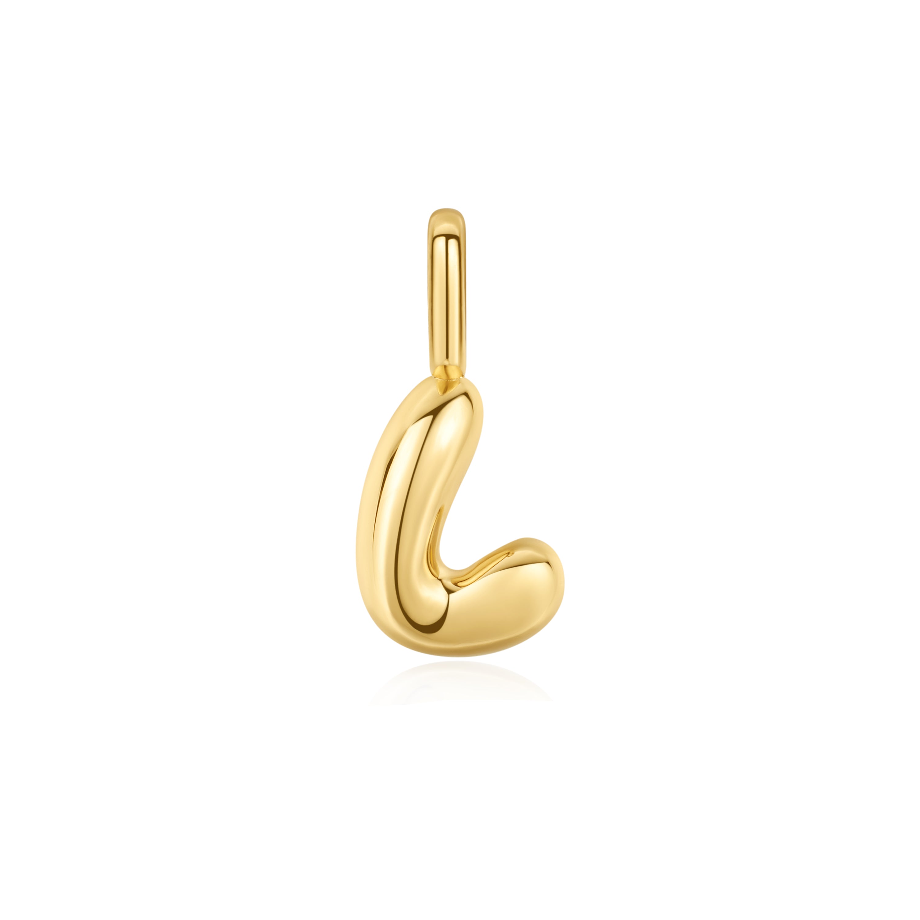 14K Gold Letter L Charm Pendant for Necklace - Elegant Initial Jewelry Gift for Women, Perfect for Birthdays, Anniversaries & Everyday Wear
