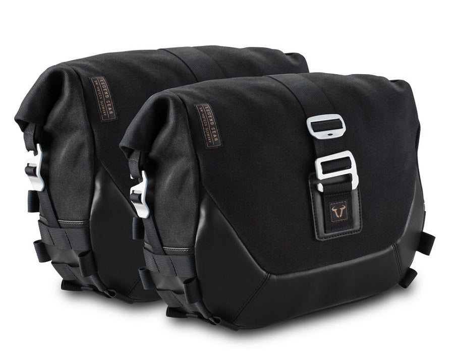 SW Motech RnineT Legend 19.6 Liter Saddlebag Kit - Waterproof Motorcycle Luggage for BMW R nineT - Perfect for Touring, Commuting & Adventure Riding