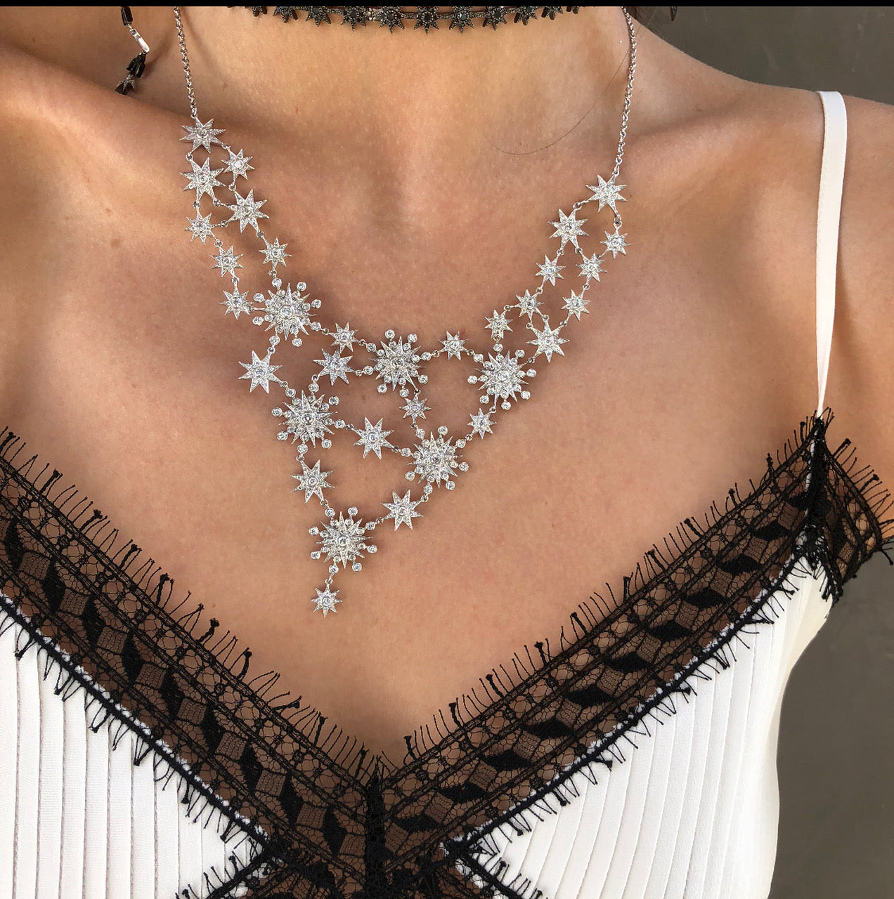 Milky Way Galaxy Necklace - Elegant Space-Themed Jewelry for Women - Perfect for Gifts, Date Nights & Stargazing
