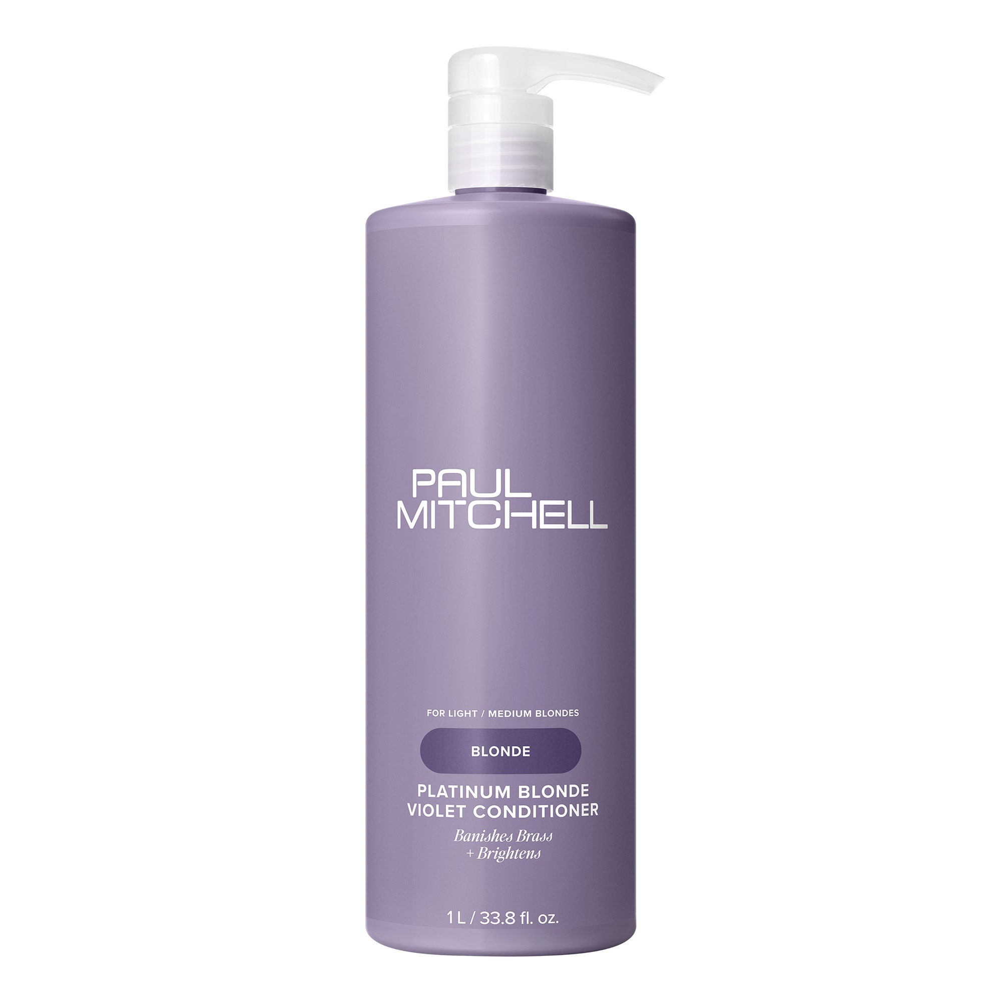 Platinum Blonde Violet Toning Conditioner for Blonde & Silver Hair - Neutralizes Brassiness & Enhances Shine - Perfect for Color-Treated, Bleached, or Gray Hair Care Routine