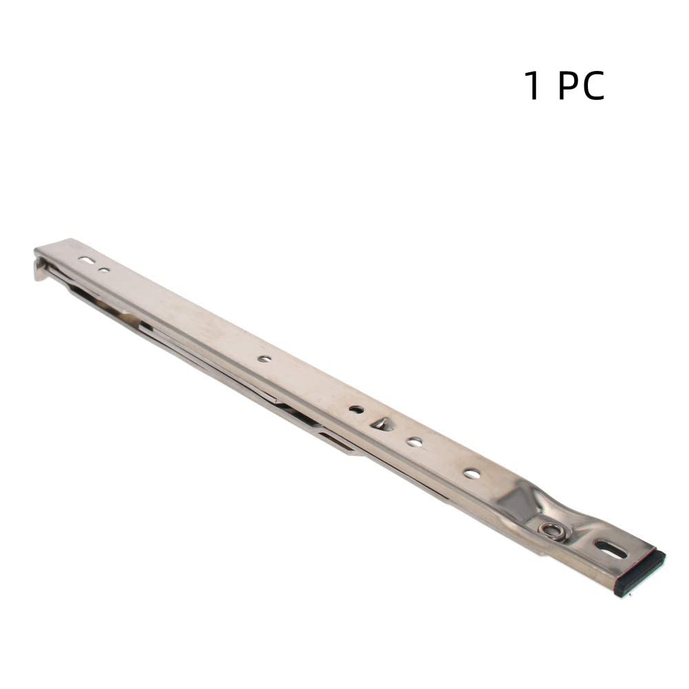 MroMax 8 Inch Casement Window Hinges - Heavy Duty 2.5mm Thick 202 Stainless Steel Silver Hanging Window Hinges - Perfect for Awning, Hopper & Projection Windows