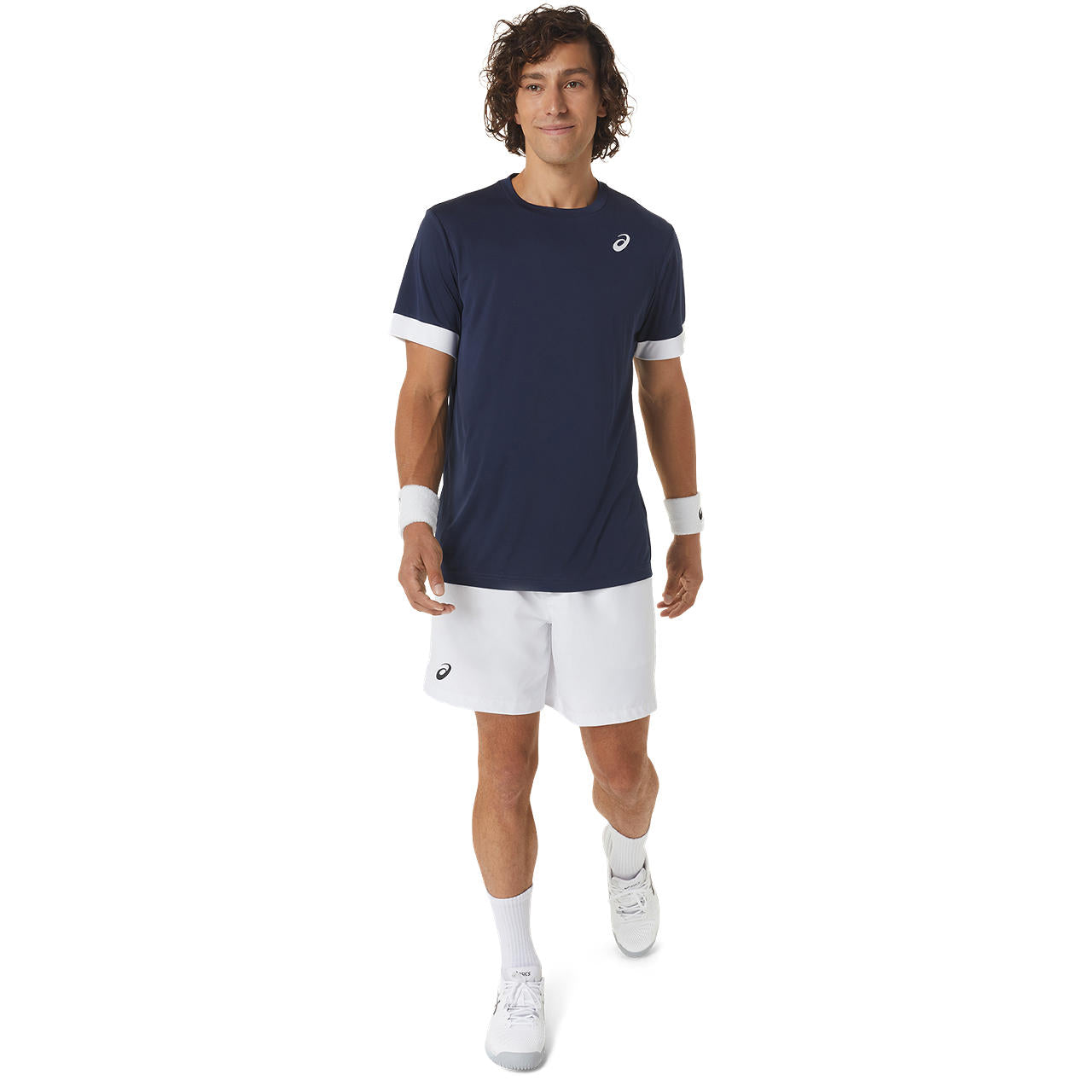ASICS Men's Court Short 7 Inch Running Shorts - Breathable Quick-Dry Athletic Shorts for Tennis, Basketball & Gym Workouts - White