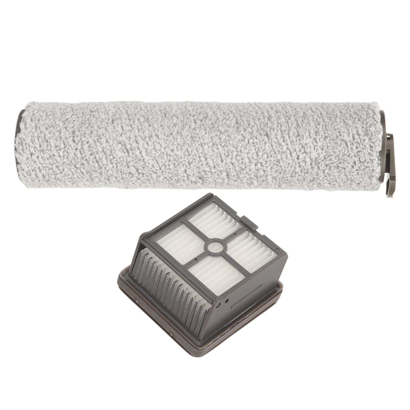 **Replacement Brush Roller & Vacuum Filter for H11Max & H11 Cordless Wet Dry Vacuum Cleaner - Compatible with Mop Spare Parts Accessories - Fiber Brush Roller & Filter Set for Deep Cleaning Floors & Carpets**