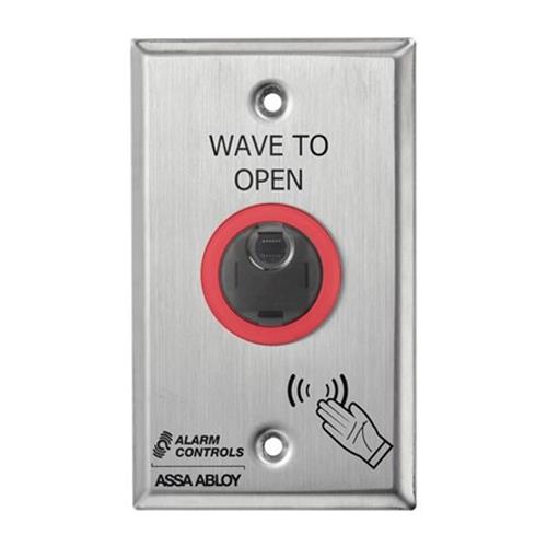 NTB 1 Battery Operated Touchless Alarm Control - UL Certified No Touch Sensor with Wave Activation for Single Gang Wall Plate | Ideal for Smart Homes, Offices & ADA Compliant Spaces