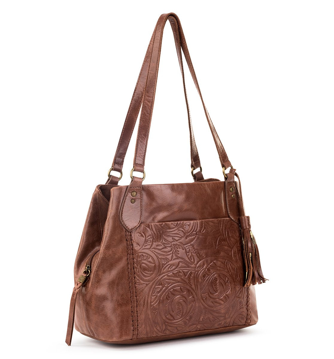 Melrose Genuine Leather Satchel Bag for Women - Stylish Crossbody Purse for Work, Travel & Everyday Use