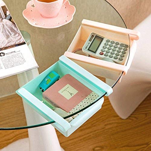Pink Fridge Organizer Shelf - Kitchen Storage Rack for Refrigerator & Freezer - Space Saving Solution