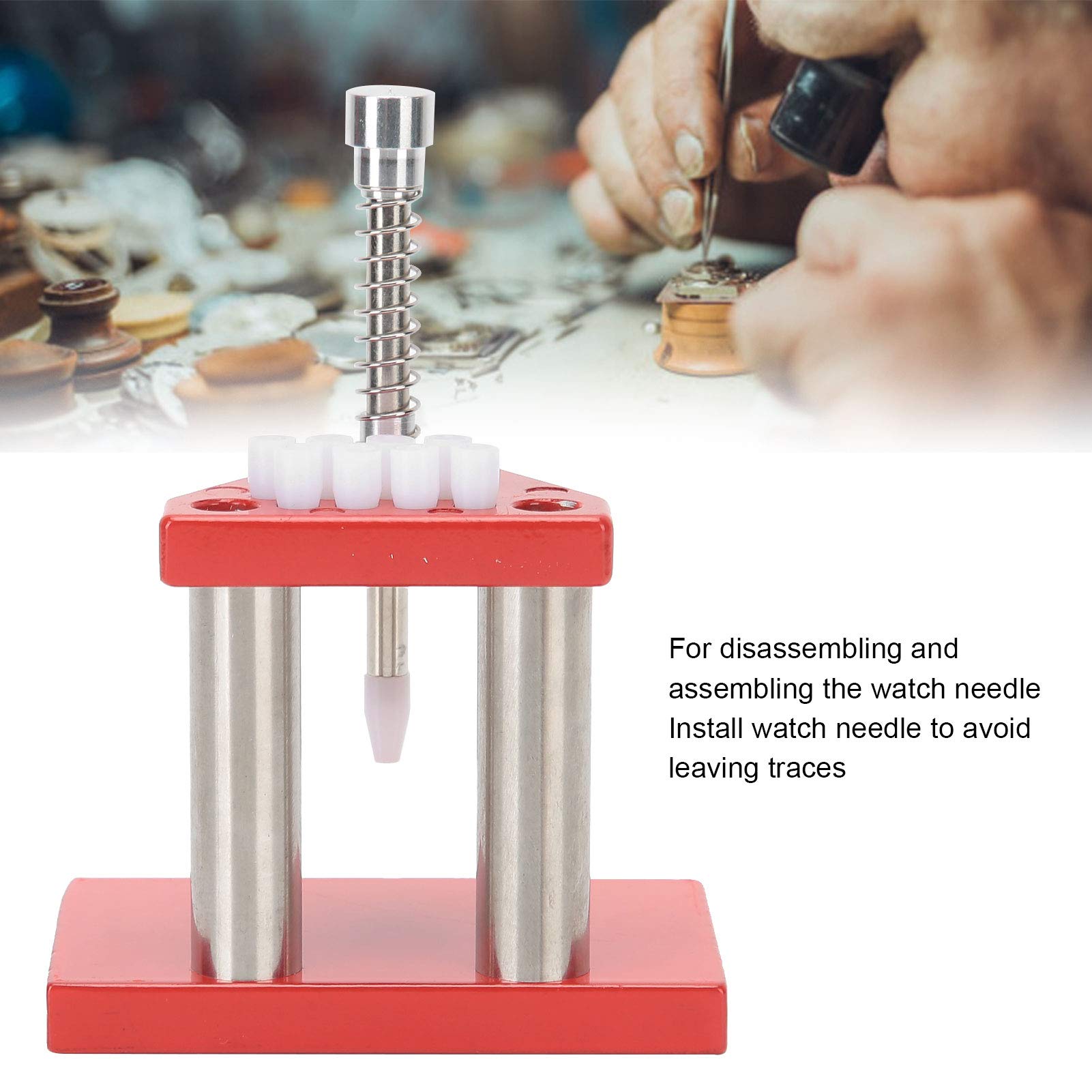 Watch Hand Puller & Presser Tool - Watch Repair Kit for Needle Removal & Setting