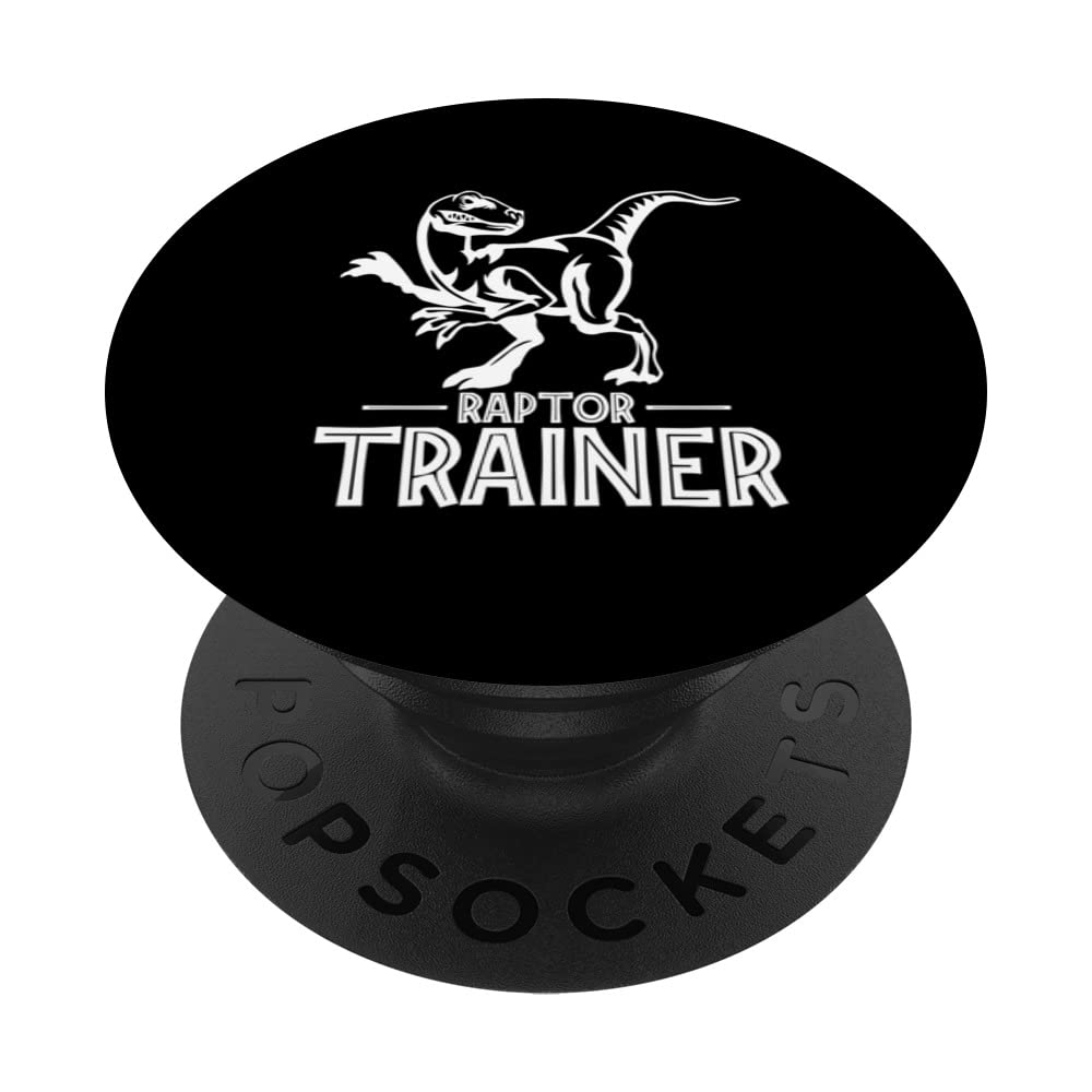 Dinosaur T-Rex Tyrannosaurus Apparel & Dino Raptor Trainer PopSockets - Swappable PopGrip for Phone, Tablet & Laptop - Perfect for Jurassic Park Fans, Dinosaur Lovers & Pop Culture Enthusiasts