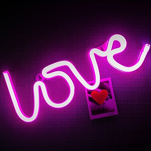 Heart Shaped LED Neon Sign - Custom Wall Decor Light for Bedroom, Wedding, Birthday Party | Romantic Night Lamp & Unique Gift for Valentine's Day, Christmas | Perfect for Home Decor, Kids Room, and Special Occasions