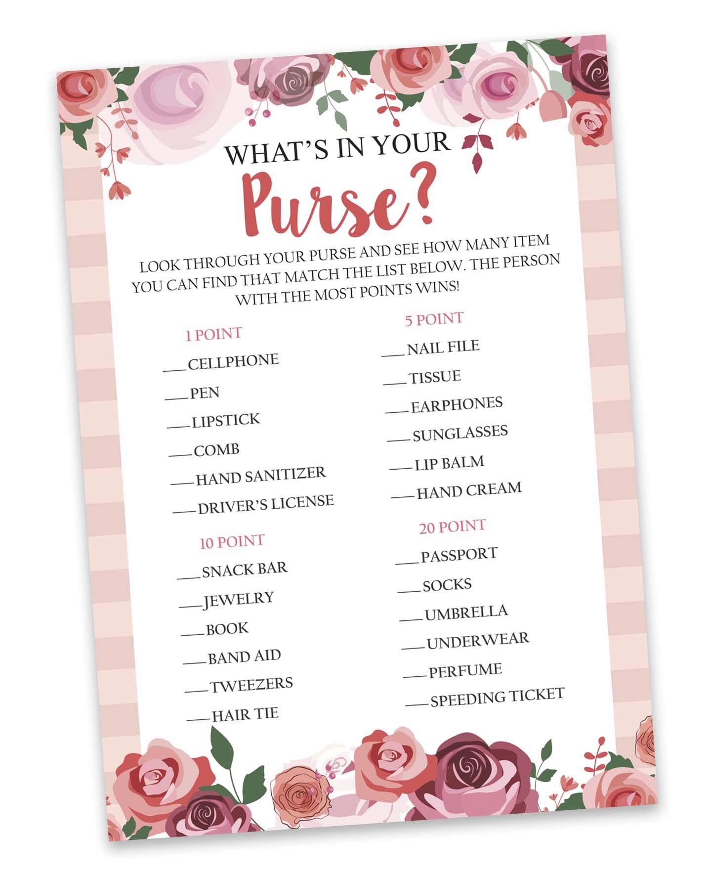 50-Pack Floral 