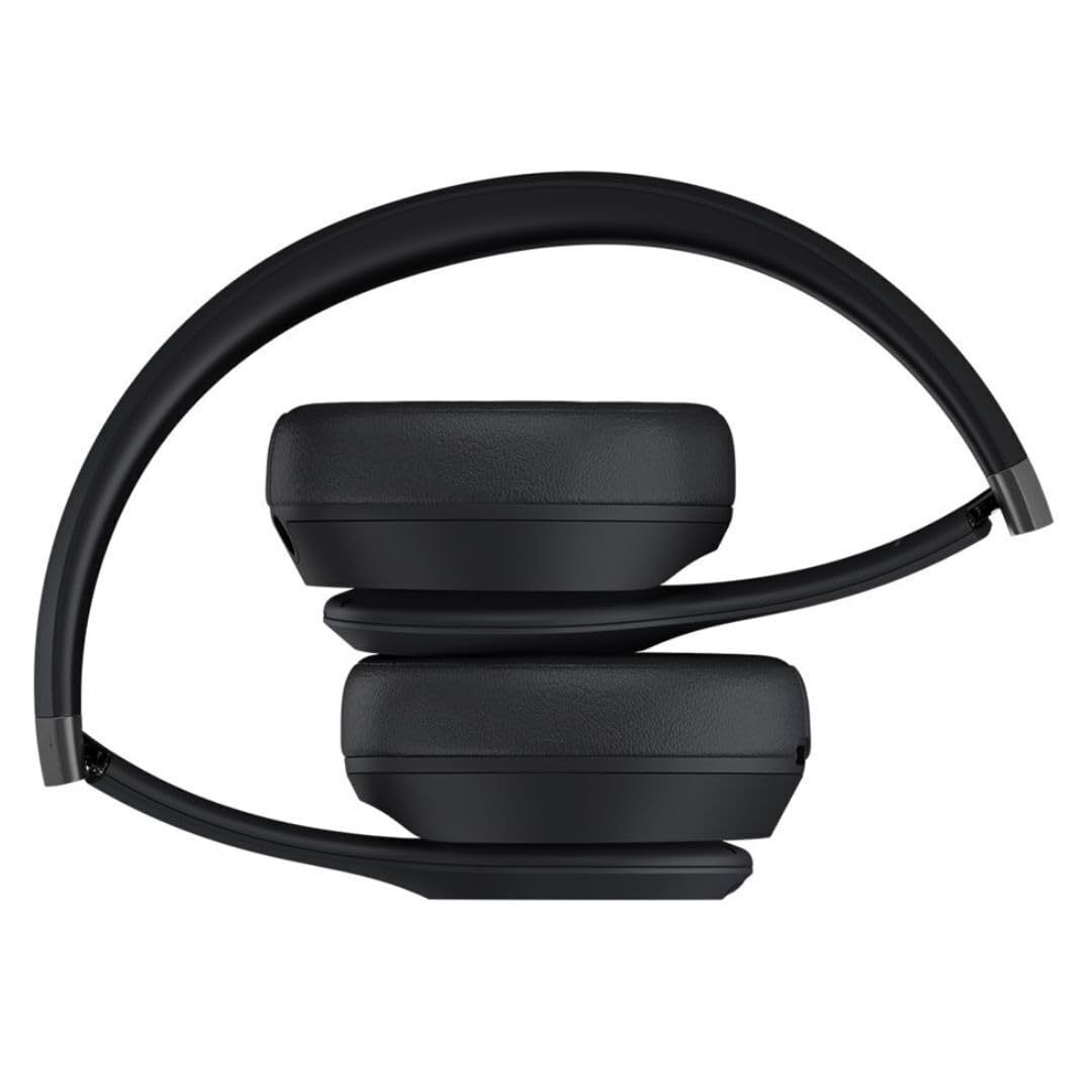 Beats Solo 4 Wireless Bluetooth On-Ear Headphones - 50H Battery, Apple & Android Compatible, Noise Isolation - Matte Black (Renewed) - Perfect for Travel, Workouts & Commuting