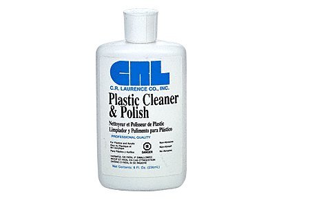 CRL Plastic Cleaner and Polish - Restores Clarity & Shine for Acrylic, Plexiglass, and More | Perfect for Home, Office, and Automotive Use