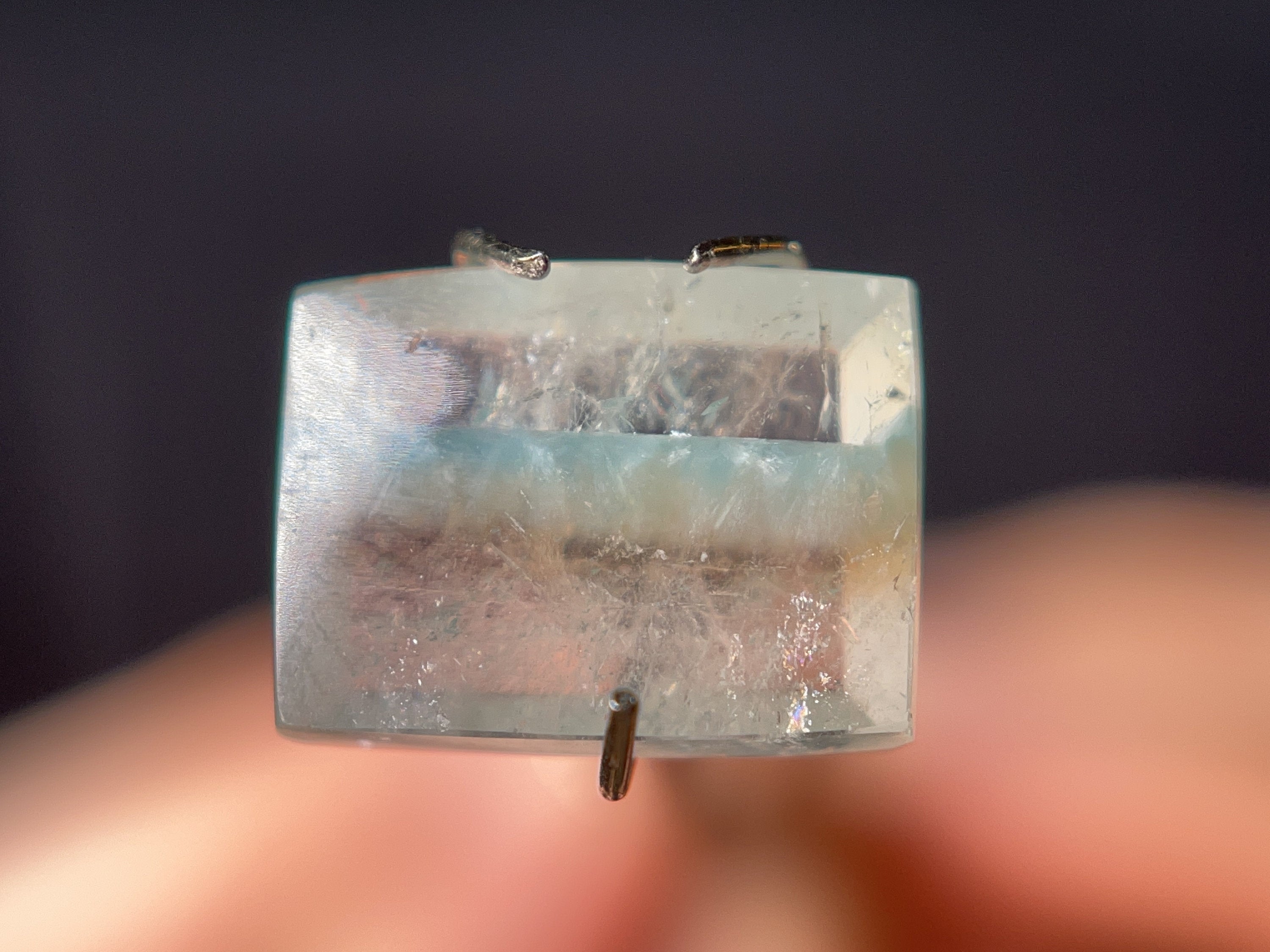 GILALITE Cabochons | Medusa Paraiba Quartz Striped Rectangle Gemstones for Jewelry Making (43820) – Perfect for DIY Pendants, Earrings & Rings